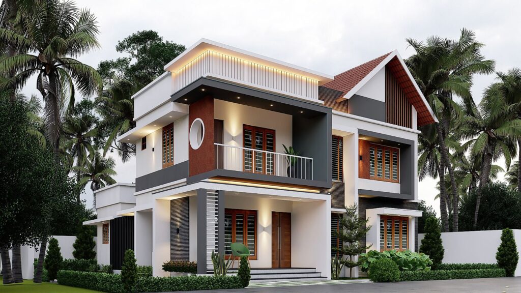 Mr. BINOSH ALEX & DASY PETER. VAZHITHALA, THODUPUZHA. 2044SQFT