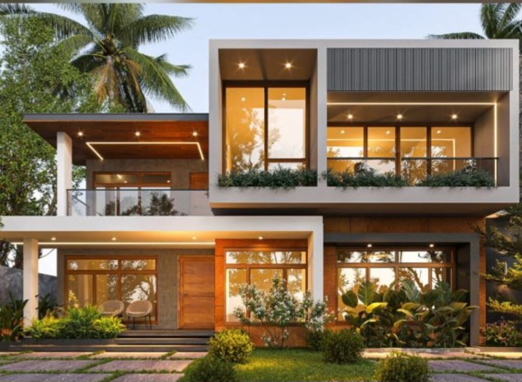 Mr. AKBER ALI. VELLANGALLUR. 2500Sqft. MODERN LUXURY CONTEMPORARY HOME.